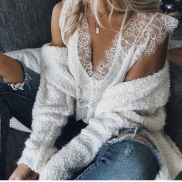 Sweaters - IVORY Ultra Soft Cardigan ( also available in PINK